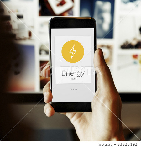 Lighting Bolt Power Energy Saving Graphic 33325192