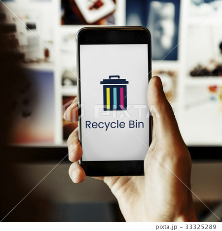 Delete Remove Trash Can Application Graphic 33325289