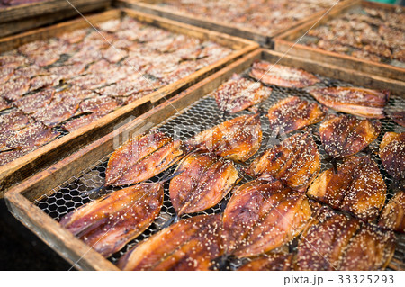 Sesame dried fish Sesame dried fish 33325293