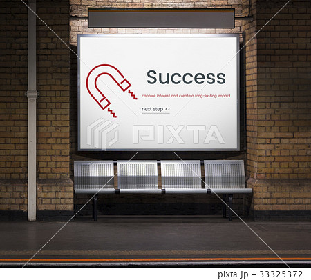 Network connection graphic overlay billboard on wall Network connection graphic overlay billboard on wall 33325372