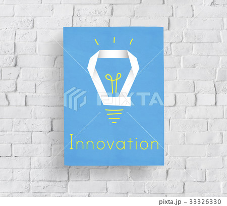 Creative Innovation Inspiration Light Bulb Graphic Word 33326330