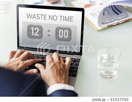 Waste No Time Valuable Management Countdown Timer Graphic 33327592