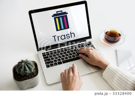 Delete Remove Trash Can Application Graphic Delete Remove Trash Can Application Graphic 33328400
