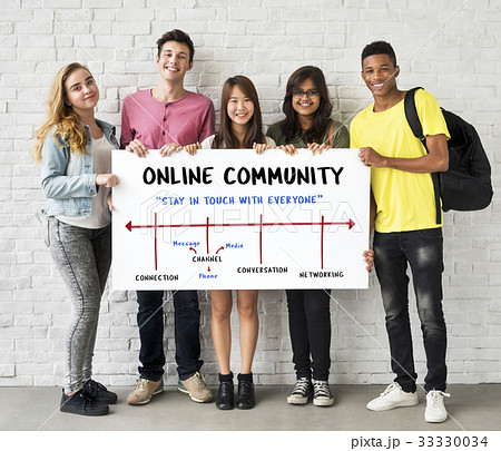 Social Digital Community Friendship 33330034