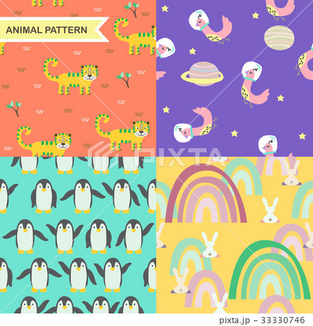 Animal cartoon pattern 33330746