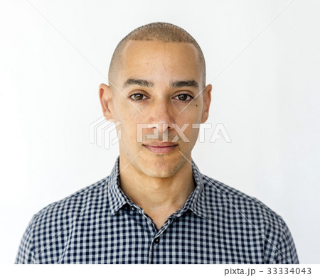 Adult Man Face Expression Studio Portrait 33334043