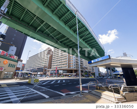 名古屋市西区　都市風景　浄心交差点　名古屋市営地下鉄　浄心駅2番出入口 33336050