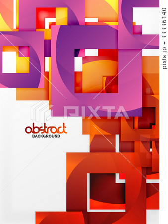 Vector square template background Vector square template background 33336140