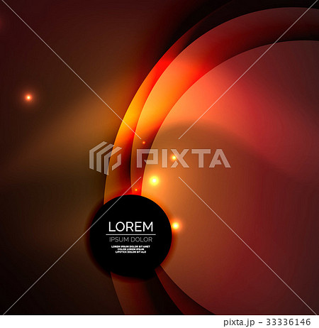 Overlapping circles on glowing abstract background Overlapping circles on glowing abstract background 33336146