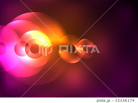 Glowing circles in the dark 33336174