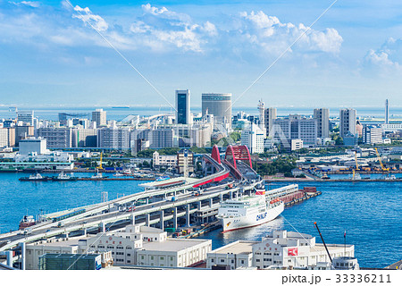 神戸大橋とポートアイランド 33336211