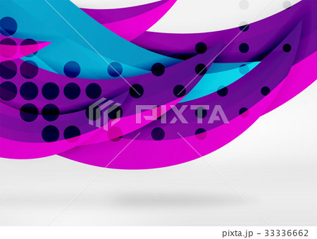 Vector colorful wave lines in white and grey 3d Vector colorful wave lines in white and grey 3d 33336662