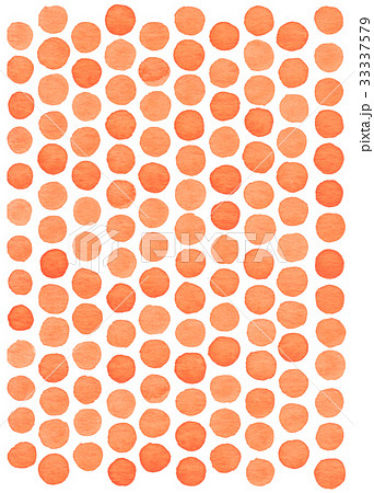 背景素材 水彩手塗りの水玉模様のイラスト素材