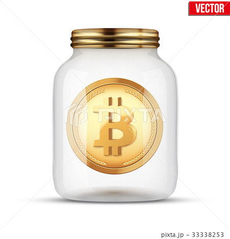 Symbol of save digital money 33338253