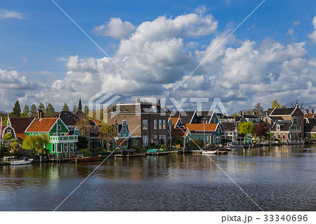 Village Zaanse Schans in Netherlands 33340696