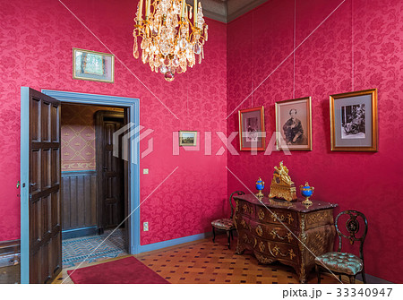 Interior of Gaasbeek Castle in Brussels Belgium 33340947