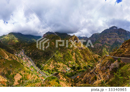 Mountain village in Madeira Portugal Mountain village in Madeira Portugal 33340965