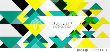 Triangle pattern design background 33341104