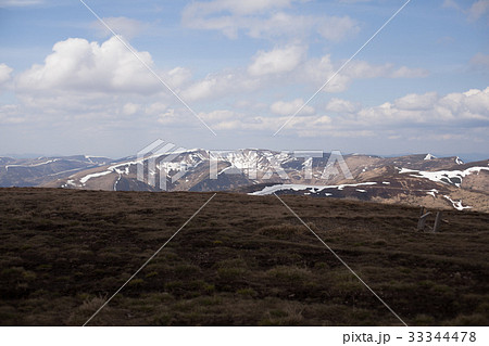 Spring mountain landscape. Carpathians, Ukraine 33344478