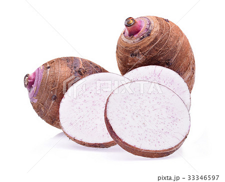 taro isolated on white background 33346597