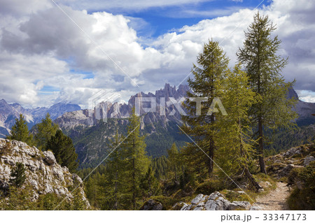 mountain landscape around the Cinque Torri mountain landscape around the Cinque Torri 33347173