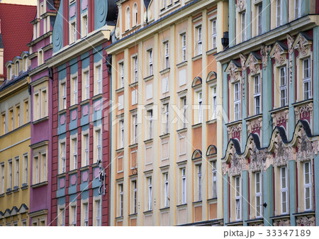 colorful buildings of Wroclaw colorful buildings of Wroclaw 33347189