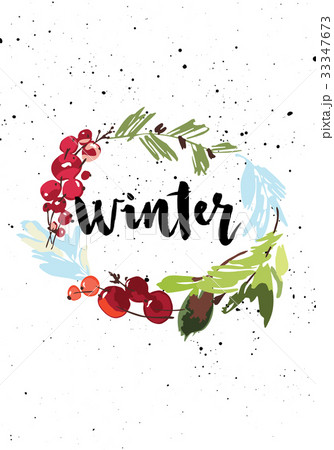 Christmas vector greeting card 33347673