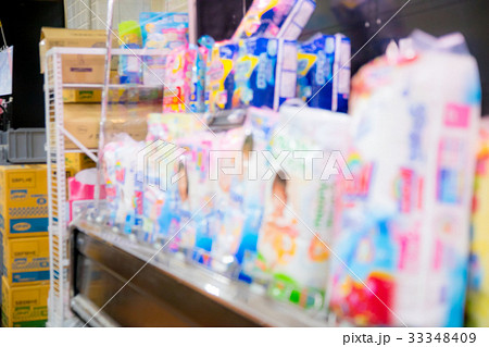 スーパーマーケット、スーパー、食材売り場、お店、デパート、食品衛生法 33348409
