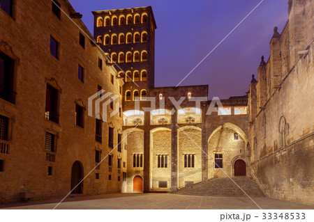 Barcelona. The Cathedral at dawn. 33348533
