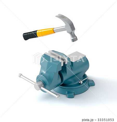 bench vise and hammer bench vise and hammer 33351053