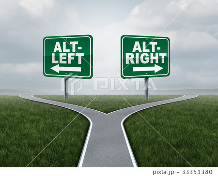 Alt Left and altright concept 33351380