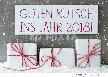 White Gift, Guten Rutsch 2018 Means New Year 33351680