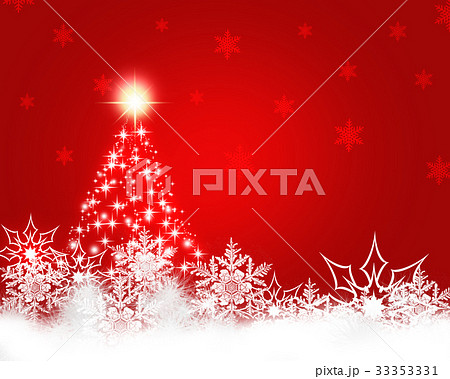 クリスマスツリー　クリスマス　クリスマス背景 33353331