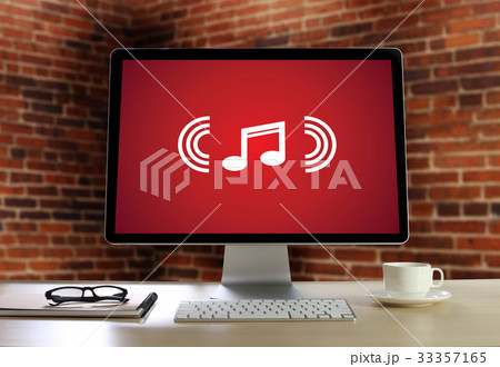 Music Streaming Media enjoying the music Download Music Streaming Media enjoying the music Download 33357165