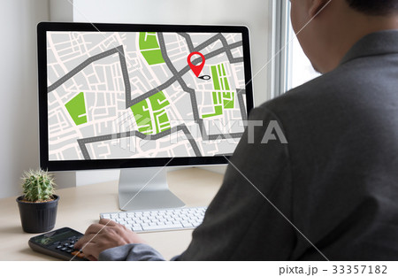 GPS Map to Route Destination network connection  33357182
