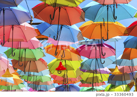Colorful umbrellas Colorful umbrellas 33360493
