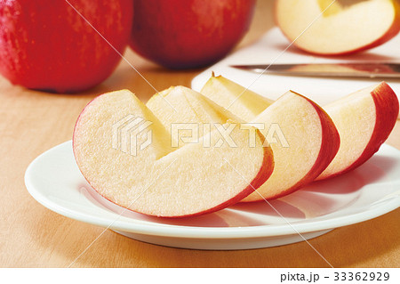 カットりんごの写真素材