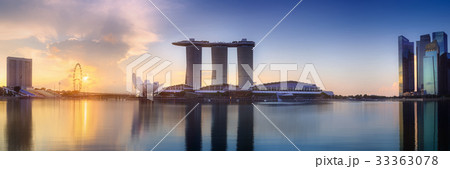 Singapore skyline background Singapore skyline background 33363078
