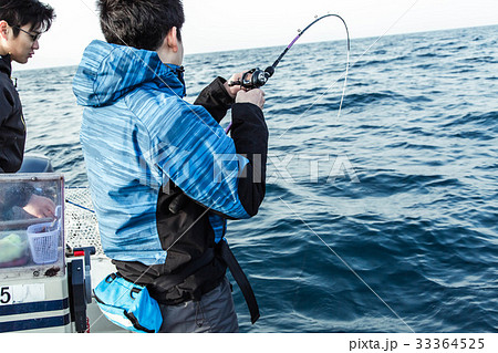 チヌ釣りの写真素材