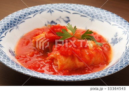 トマト煮込みのロールキャベツ トマト煮込みのロールキャベツ 33364543