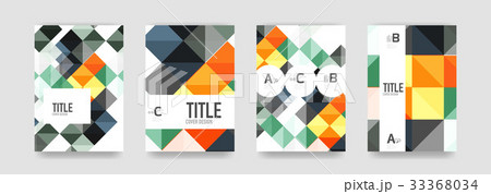Set of brochure cover templates 33368034