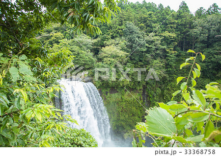 Shiraito waterfall near Mt. Fuji in Fujinomiya Shiraito waterfall near Mt. Fuji in Fujinomiya 33368758