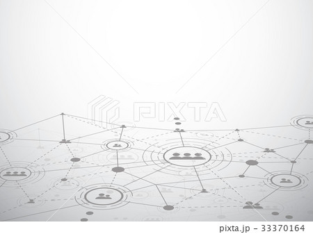 Abstract connection technologies for business 33370164