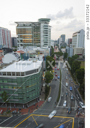 Fast traffic and busy city life. Fast traffic and busy city life. 33372142
