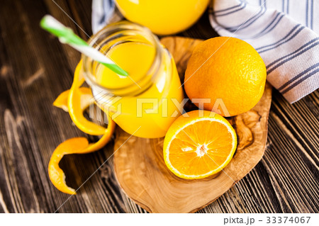 Jar of orange juice Jar of orange juice 33374067