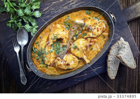 Bouillabaisse in Copper Pot Bouillabaisse in Copper Pot 33374895