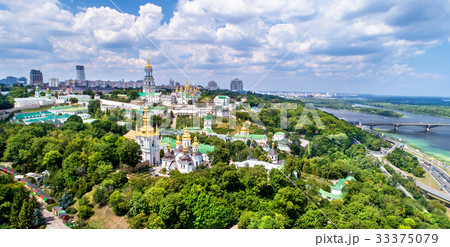 Aerial view of Pechersk Lavra in Kiev, the capital Aerial view of Pechersk Lavra in Kiev, the capital 33375079