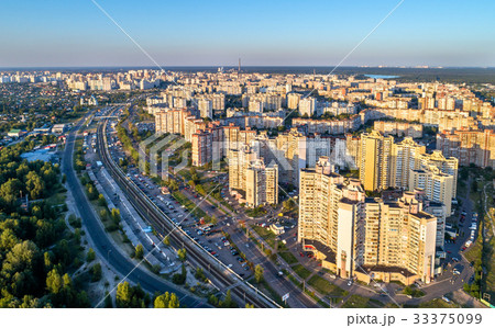 Birds eye view of Troieshchyna district of Kiev Birds eye view of Troieshchyna district of Kiev 33375099