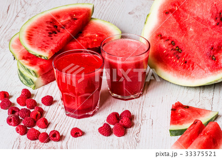 healthy drinks. watermelon and raspberry smoothies healthy drinks. watermelon and raspberry smoothies 33375521