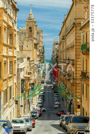 Valletta. Old medieval street. 33375778